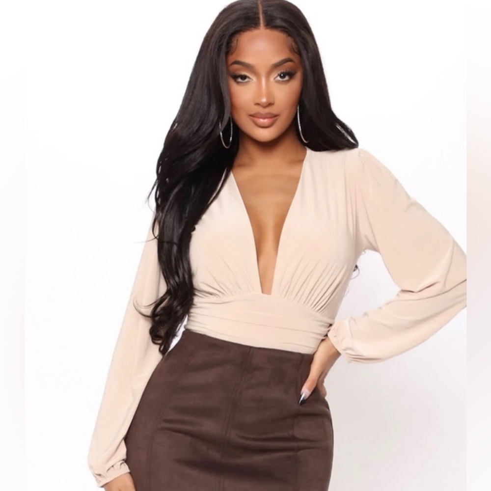Fashionova Sophisticated Bodysuit New With Tags ✨